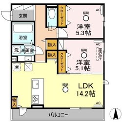 サニーヒルⅡの物件間取画像